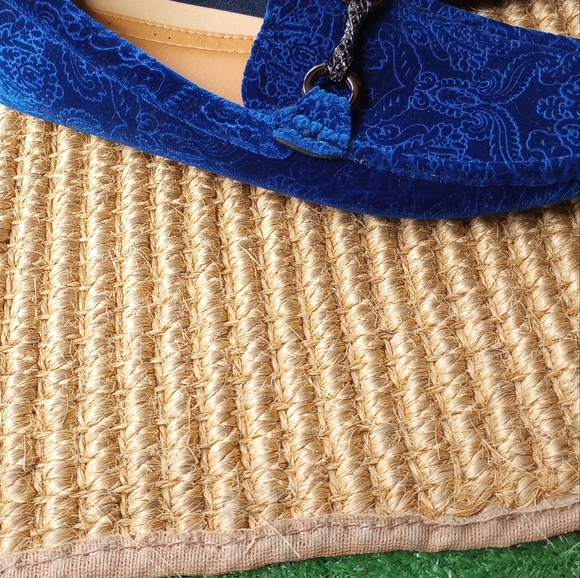 ROYAL SHOES Men's Blue Suede Loafers - Picture 12 of 14